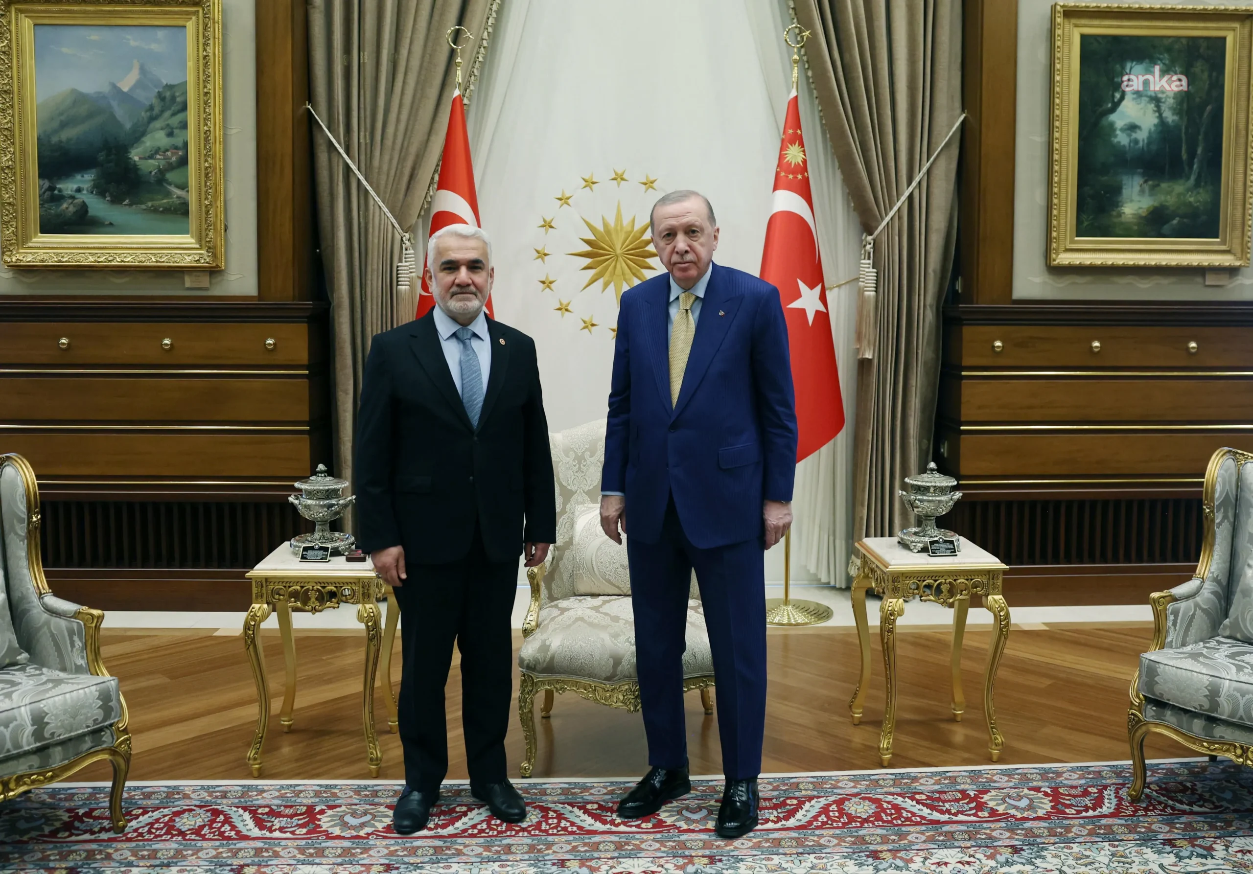 Cumhurbaşkanı Erdoğan, HÜDAPAR Genel Başkanı Yapıcıoğlu’nu kabul etti